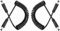 GINTOOYUN DC 5.5MM x 2.1MM Stecker auf Stecker Netzteil Kabel DC Power Coiled Verlängerungskabel für LED Streifen, CCTV, Auto, Sicherheitskamera,etc(2 Pack)