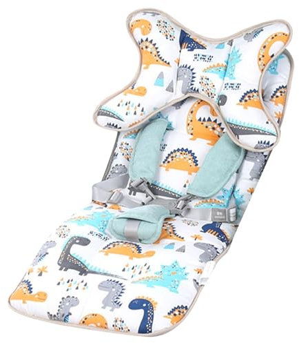 Baby Sitzauflage für Kinderwagen, Baby Sitzeinlage, Baby Sitzauflage Buggy, Universal Kinderwagen Sitzauflage, Kinderwagen Einlage, Universell Einlage für Kinderwagen And Buggy, (White, 76x32cm)