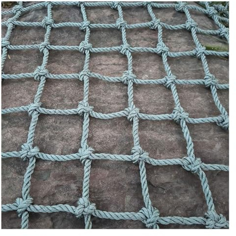 Kletternetz Hängematte Schaukel Sicherheitskletterrahmen Kletterseil Netz Fracht, Sicherheitsnetz Frachtseil Spielplatz(15X15cm,1X1m/3.3X3.3ft)