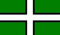 Devon Flagge Fahne 90x150cm, Grün, Polyester, Outdoor Events, Celebrations