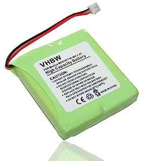 vhbw Akku kompatibel mit T-Com Sinus A201 u.a. schnurlos Festnetz Telefon (600mAh, 2.4V, NiMH)