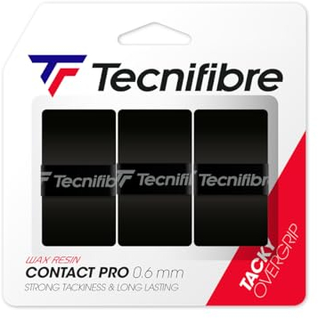 Tecnifibre 3er-Pack Contact Pro Overgrips In Schwarz