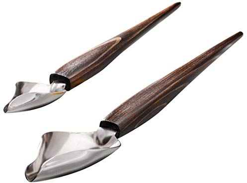 Küchenprofi 0805012502 - Cucchiai per decorazioni, in legno, 2 pz