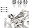 Trimming Shop 9mm Silber Hose Haken Und BAR Zum Aufnähen Auge Verschluss Verschlüsse für Reparatur Hose, Röcke, Mode Bekleidung, Kunst & Basteln Projekt, Packung 10