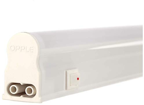 LED T5 BATTEN LICHTLEISTE 600 S 9W 830 WEIß MIT SCHALTER