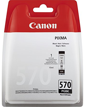 Canon Originaltinte PGI-570 PGBK, Größe Standard, Segment Schwarz, Plastikverpackung (alte Version)