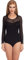 Merry Style Damen Langarm Body VBD15 (Schwarz3, S)