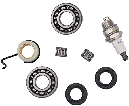 Cancanle Kurbel Kurbelwelle Ball Nadellager Öl Dichtung Wurm Zahnrad Set für STIHL 021 023 025 MS210 MS230 MS250 Kettensägen