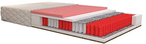 Selsey Ryan - Taschenfederkernmatratze mit Kokos und Viscoschaum, 180x200 cm