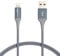 Amazon Basics - Cable Lightning a USB-A, de nailon trenzado doble, colección de avanzada, cargador para iPhone certificado por MFi, color gris oscuro, 1.8 m