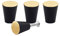 TentHome Vintage Möbelknäufe Schubladenknopf Möbelgriff Antik Schrankknöpfe Messing Kommoden Knöpfe Klassisch Schwarz 4er-Pack Schwarz mit Gold-Oberfläche