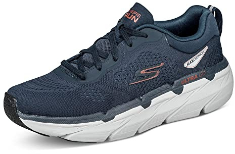 Skechers Herren Max Cushioning Premier Perspective Road Running Shoe, Blau, 43 EU