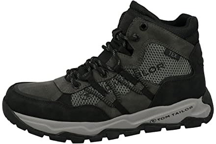 Tom Tailor Herren 4283101 Wanderstiefel, Coal, 45 EU