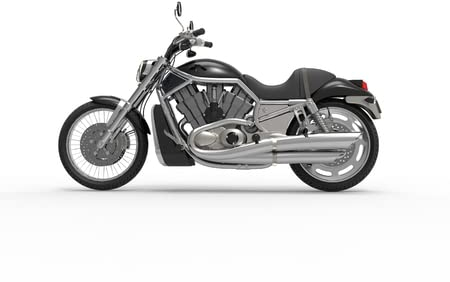 adrium Acryl-Bild 40 x 30 cm: Schwarzes Roadster-Fahrrad - Seitenansicht(48403560)