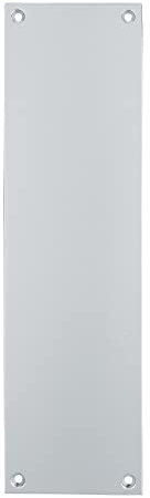 HERACLES - Plaque de poussée aluminium argent 250x70x2mm - HERACLES - I-231104