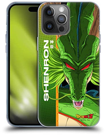 Head Case Designs Officially Licensed Dragon Ball Z Shenron Saiyan Arc Characters Gel Case [Military Grade Protection] Compatible with Apple iPhone 14 Pro Max and Compatible with MagSafe
