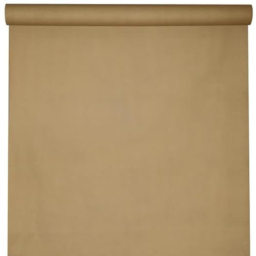 Santex mariage Nappe Rouleau Harmony intissé Opaque 10m, Naturel
