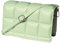 Stickerworld24 Handtasche Damen Tasche Klein - mit Magnetverschluss und Schulterband - als Clutches oder Umhängetasche Kunst Leder Frauen - Handtaschen Umhängetaschen Taschen (Grün)