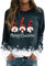 NNGOTD manguun Pullover Damen Sweatshirt Damen Oversized grün Hoodie Jacke Damen lang Damen Winter stepp Jacke Mantel ausgestellt Damen lang Langarmshirt Damen Weiss 46 Weihnachten Tuniken Tee Tops