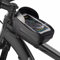 Trintion Fahrrad Rahmentasche, Wasserdicht Lenkertasche mit TPU Touchschirm, Fahrradtasche Rahmen für Smartphone bis zu 6.5 Zoll für Montainbikes, Fahrrad, Rennrad, Ebikes