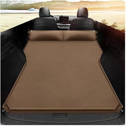 ASTRAE Auto Luftmatratze Für Ja-guar E-Pace 2018-2019,Auto komfortabel Aufblasbar Kissen,Bett Schlafkissen für Reisen Camping Outdoor Aktivitäten,C-Brown