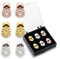 Visxcnu 3 Paar Ohrringheber Magische Einstellbare Ohrring Lifter Ohrmuschelheber Hypoallergen Earring Lifters Ohrringaufzüge für Ohrring-Verschlüsse Lifters Earring Backs Ohrläppchen Heber Damen