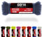 GO!elements 15m Paracord Seil aus reißfestem Nylon - 3mm Paracord 425 Typ II max. 192kg - Schnüre als Outdoor Seil, Allzweckseil, Survival Seil, Armband, Hundeleine, Nylonschnur, Farbe: Grau-Blau