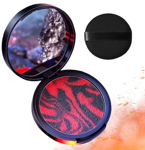 Jelly Pressed Powder, Candy Bella Oil Control Setting Powder Makeup, Matte Smooth Finishing Powder, Powder Free Lightweight Face Pressed Powder with Puff for Smooth and Delicate Skin