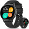 HASAKEI Smartwatch Damen mit Telefonfunktion, 1.27 HD Smart Watch, 400 Zifferblätter Fitnessuhr Menstruationszyklus/Schlafmonitor/UV Index, 70+ Sportmodi IP68 Wasserdicht Sportuhr iOS Android Schwarz