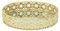 HOME DECO FACTORY, KA0204, Plateau déco Miroir doré 25 cm, Accessoire Multifonctionnel pour Table, idéal pour Bougies et Boissons, Finition élégante, Facile à Entretenir, Or 25 cm