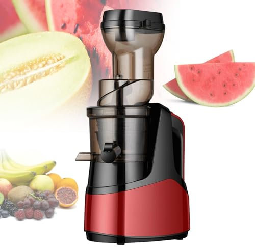 pealiritansemen 150 W Compact Cold Press Juicer, Slow Pressing, Automatically Separates Juice And Dregs, Combined Installation, For Making All Kinds Of Fruit/Vegetable Juices