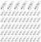 UNICRAFTALE About 300Pcs 304 Stainless Steel Folding Crimp Ends Fold Over Cord Ends Terminators Clamp End Tips Leather Ribbon Ending Clasp Tips Metal Jewelry Connector for Bracelets