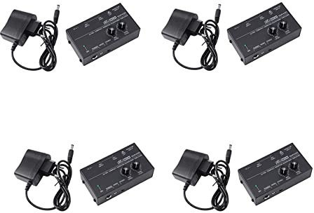 Ohewiiuk 4X Preamplificador de Auriculares Ma400 Preamplificador de MicróFono Preamplificador de Auriculares Enchufe EU