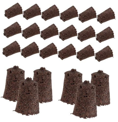 BAZEITFLOW 30stücke Hydrokultur-anbauerde Für Pflanzenstarter Kokosnuss-torf Als Ersatz Hydrokulturbedarf Für Garten Wachstumsumgebung Mit Sauerstoff Und Wasser