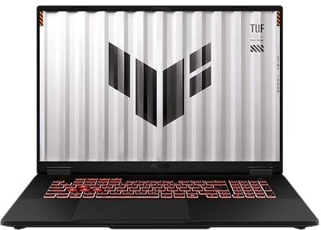 ASUS Computer portatile TUF Gaming A18 FA808UP | Display IPS da 18 WUXGA 144Hz/3ms 16:10 | AMD Ryzen 7 260 | 32 GB RAM | SSD da 1 TB | NVIDIA RTX 5070 | Win11 Home, QWERTZ, Jaeger Grau. y | 3 mesi di