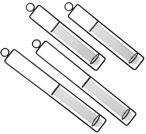 Happyyami Vase Verre Suspendu Transparent Jardinière Décorative pour Plantes Pot De Fleurs Suspendu pour Maison