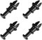 MKVAXR Correa for Bandeja Trasera de Maletero, for VW, Golf, 5 Mk6, Polo, 4 Piezas, Clips for Bandeja, Gancho pivotante for Bandeja, 1M6867574A Gancho para Equipaje en el Maletero del Coche