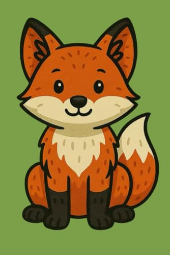 Cute Fox – A Lined Notebook for Kids