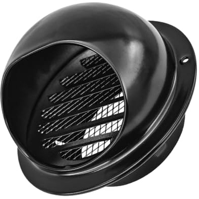 Round Soffit Vents 100mm 150mm, Mesh Ventilation Grille Cover with Pipe Connector, Wall Ceiling Airflow Vent for Bathroom, Garage, Shed, Living Room, Outdoor, Warehouse Use