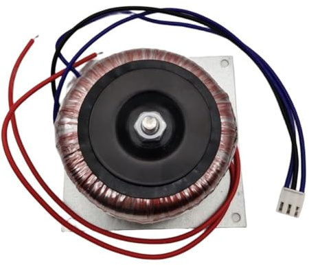 Auratrove Trasformatore toroidale a doppia potenza 100 W Dual 15 V 18 V 20 V 22 V alimentazione audio bassa perdita magnetica compatto 9 cm per HiFi