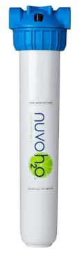NuvoH2O Sistema de ablandador de agua para el hogar, incluye suavizante de agua doméstico y cartucho de repuesto