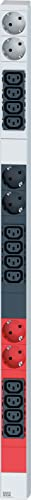 Bachmann 8000109 IT Steckdosenleiste Basic, 1 HE, 18-Fach, PDU Level