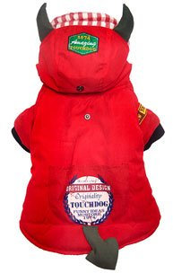 KARLIE Hundemantel TOUCHDOG MANTEL TEUFELCHEN rot 31cm x 45cm für Hunde