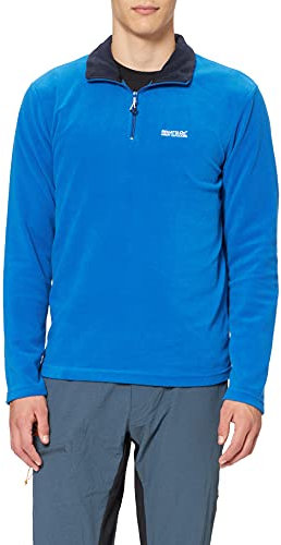 Regatta Thompson Mens Half Zip Fleece Oxford Blue/Navy