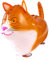 DekoRex Airwalker Walking Pets Folienballon Tier Ballon Deko (Katze)