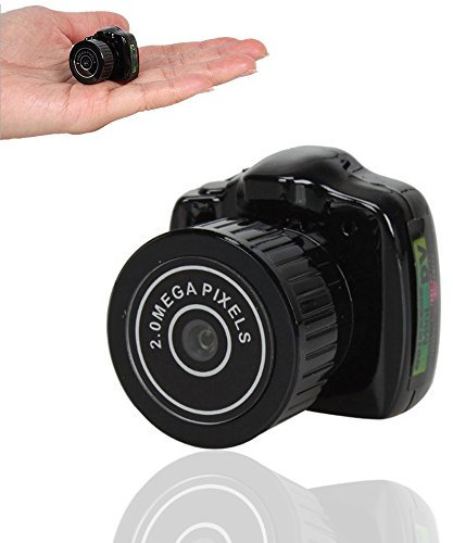 Kunli mini telecamera spia nascosta videoregistratore digitale portatile, visione notturna, rilevamento del movimento