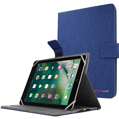 TECHGEAR PowerSuit Folio Case for New Apple iPad 9.7 Protective Case Cover with Built in 4000mah Power Bank and Stand (Blue) - Fits 5th and 6th Generation Apple iPad with 9.7 screen
