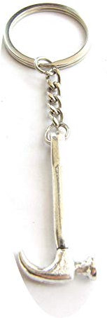 Keychain Screwdriver Hunting Pliers necklace saw shovel Hammer Wrench Power Drill Screwdriver (Hammer #2)