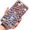 LCHDA für Samsung Galaxy S8 Diamant Hülle, Bling Glitzern Strass Glänzend Handyhülle Durchsichtig Klarer Kristall Steine Harte Schale Flexibel Silikon Stoßstange Schutzhülle - Weiß Rosa