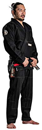 Kurosawa Jiu Jitsu BJJ Gi Uniform by Ronin – Traditional Black Jacket and Pants